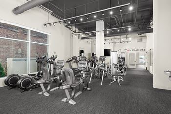 State-of-the-art fitness center and yoga studio